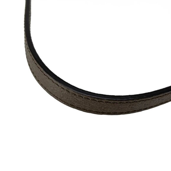 GUCCI Crystal GG Light Brown White Dark Brown Coated Canvas Leather - Picture 8 of 16